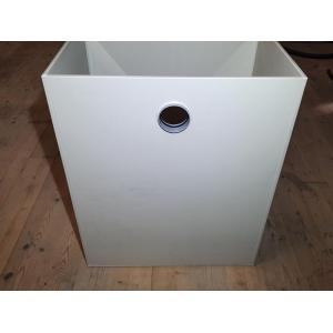 Čerpadlová šachta 65 x 75 x 75 cm, 3 vstupy 110 mm, výstup 63 mm, včetně šoupat Praher