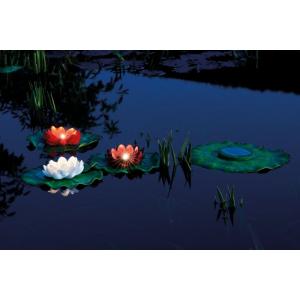 Pontec PondoSolar Lily LED set 3 - svítící lekníny