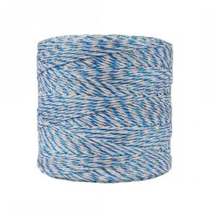 Ohradníkové lanko, průměr 2,5 mm, bílo-modré, délka 800 m