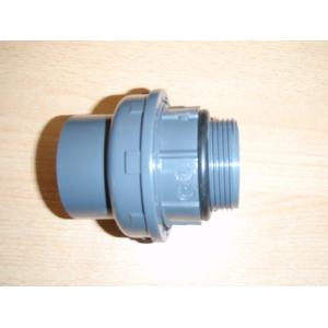 PVC přechodové šroubení, ø 50 mm, připojení lepení x 1 1/2